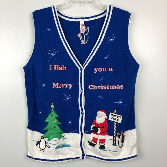 CHRISTMAS Sweater Vest - Picture 1 of 6